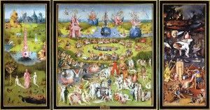 Trittico delle Delizie, di Hieronymus Bosch.
