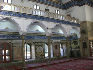 Interno della moschea di Al Jazzar.