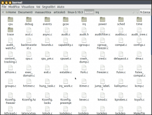 Contenuto della cartella Kernel.