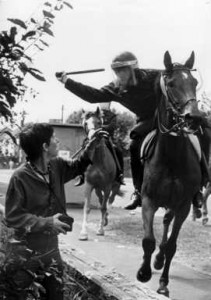 La battaglia di Orgreave.