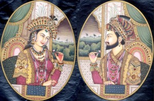 Mumtaz Mahal and Shah Jahan.