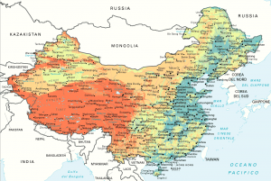 Densità demografica in Cina: http://www.sapere.it/enciclopedia/Cina,+Rep%C3%B9bblica+Popolare+della-.html 