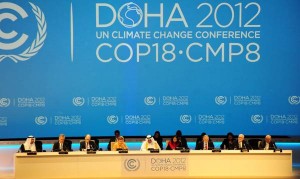 Conferenza sui Cambiamenti climatici tenutasi a Doha (Qatar) nel dicembre 2012.
