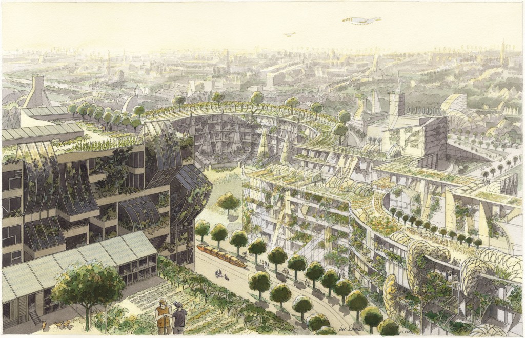 Vegetal City - Luc Schuiten.