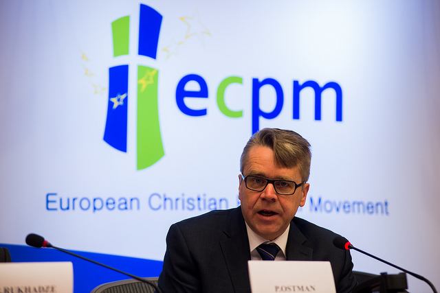 Il presidente attuale dello ECPM, Peter Östman.