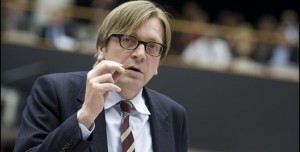 Il candidato alla presidenza della Commissione, Guy Verhofstadt.