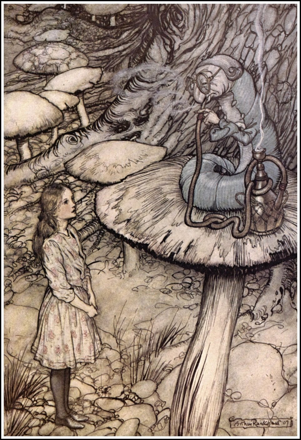 Alice_in_Wonderland_by_Arthur_Rackham_-_05_-_Advice_from_a_Caterpillar