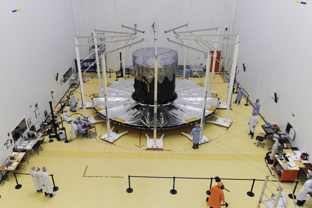 GAIA Shield deployment test Europe Space port French Guiana
