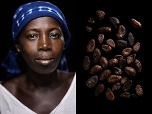 H.LE NUOVE DONNE DEL CACAO, Antoinette Amenanne. villaggio di Gho. costa d'Avorio 27.5.2015. FOTO FRANCESCO ZIZOLA PER ZAINI spa