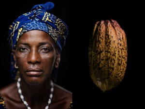 H.LE NUOVE DONNE DEL CACAO. Amoin Koliassi. Villaggio di Gho, Costa d'Avorio. 27.5.2015. FOTO FRANCESCO ZIZOLA PER LUIGI ZAINI spa