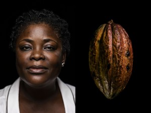 H.LE NUOVE DONNE DEL CACAO. SOLANGE N'GUESSAN. FOTO FRANCESCO ZIZOLA PER LUIGI ZAINI spa